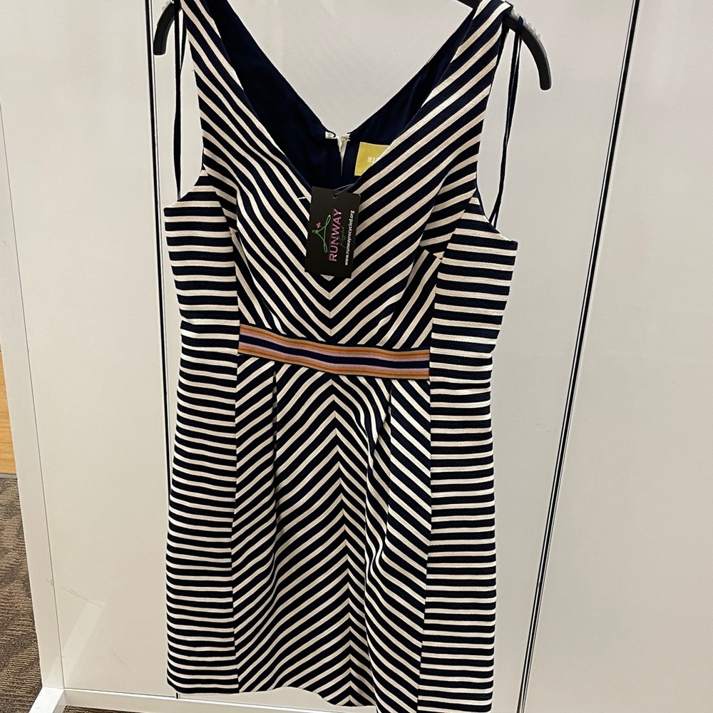 Maeve Navy and Cream Garment